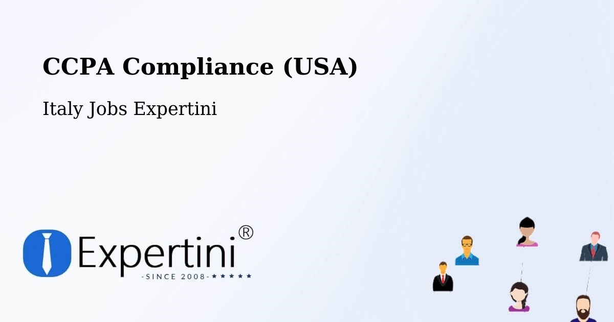 CCPA Privacy Rights & Compliance Notice – Cormons - Italy Jobs Expertini